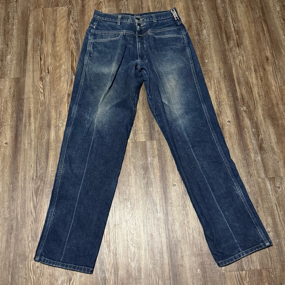 Vintage Marithe Girbaud Francois Straight Leg Jeans Women's 30 Front Seam Denim